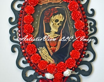 Day Of The Dead Wall Art day of the dead art | etsy Day Of The Dead Wall Art day of the dead art | etsy