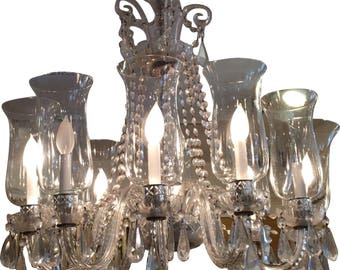 hurricane lantern chandelier