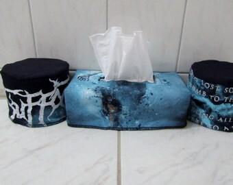 Suffocation Tissue Box + 2 TP Covers DIY Death Metal Decor A5