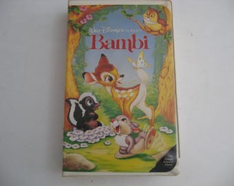 Walt Disney - Bambi - "Black Diamond Collection" - Circa 1990 (VHS)