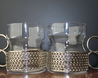 Vintage Iittala Tsaikka Tea Glasses Timo Sarpaneva Glasses Vintage Barware Mid Century Modern Bar Cart Danish Modern home Scandinavian Glass
