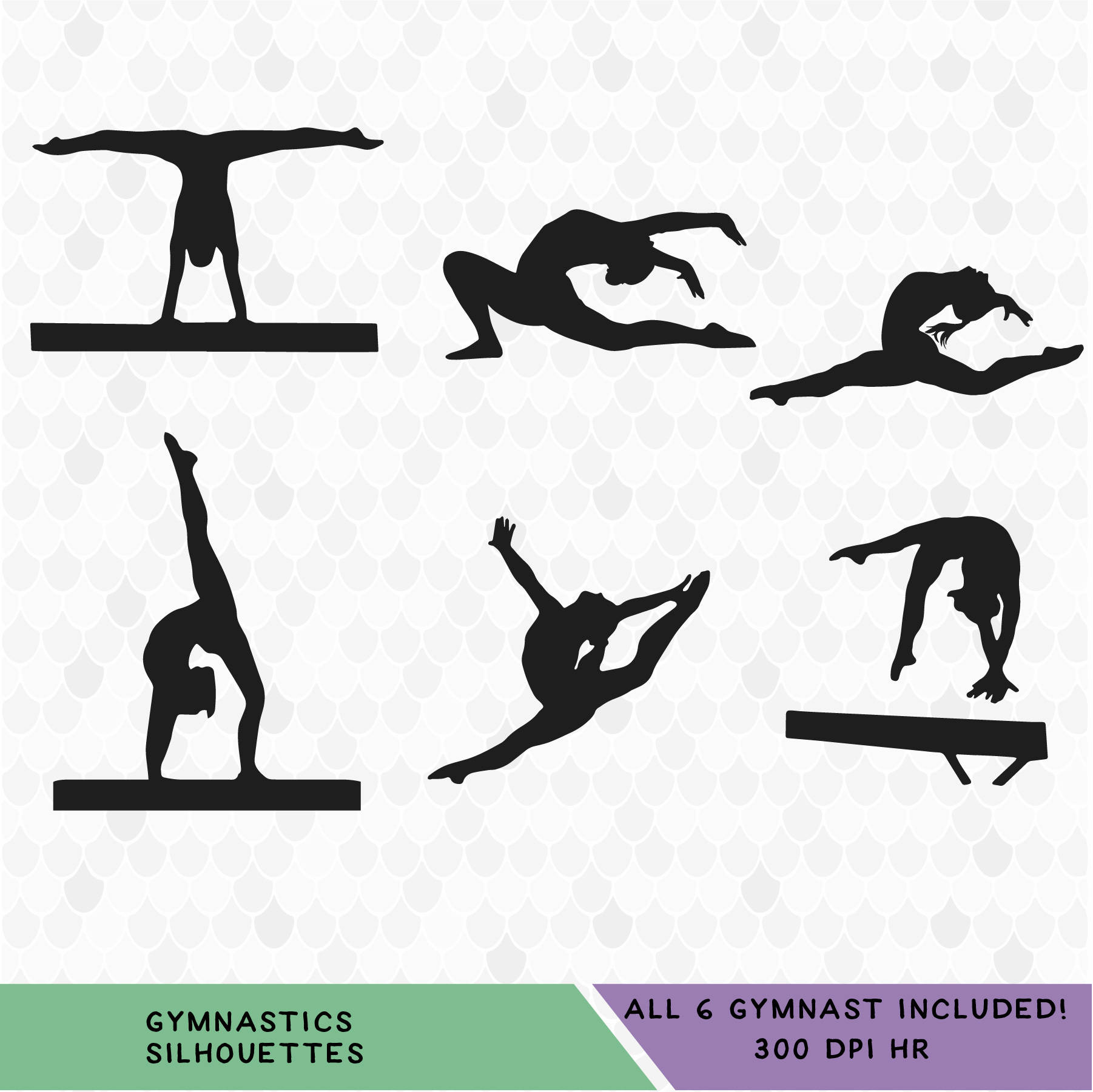 Download Gymnastics Silhouettes, Gymnastics Clipart, Gymnastics SVG ...