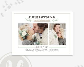 Christmas Mini Session Template - Christmas Marketing Board, Christmas Marketing, Holiday Mini Session Template, Holiday Marketing Board