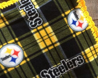 Steelers Blanket a loom knit pattern