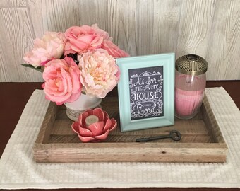 Rustic Wood Tray 