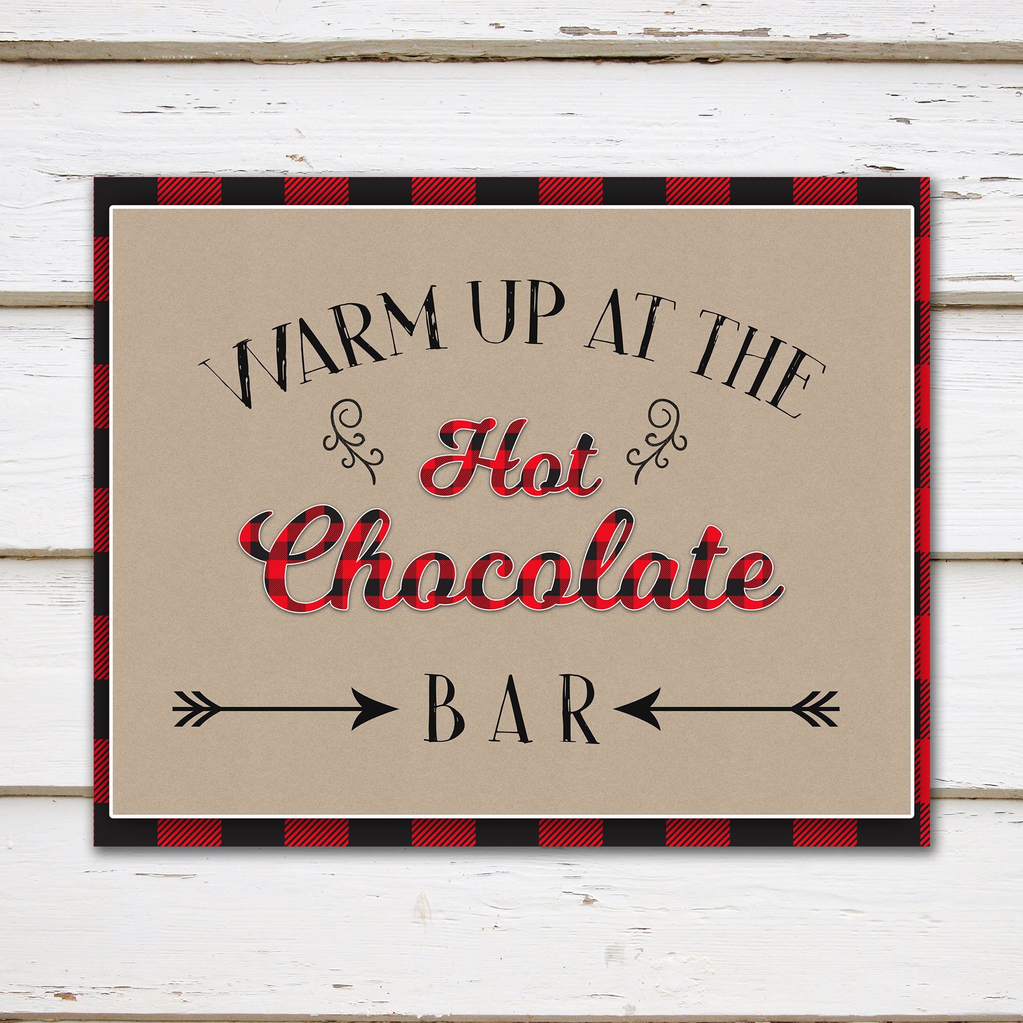 Hot Chocolate Bar Sign Printable Free