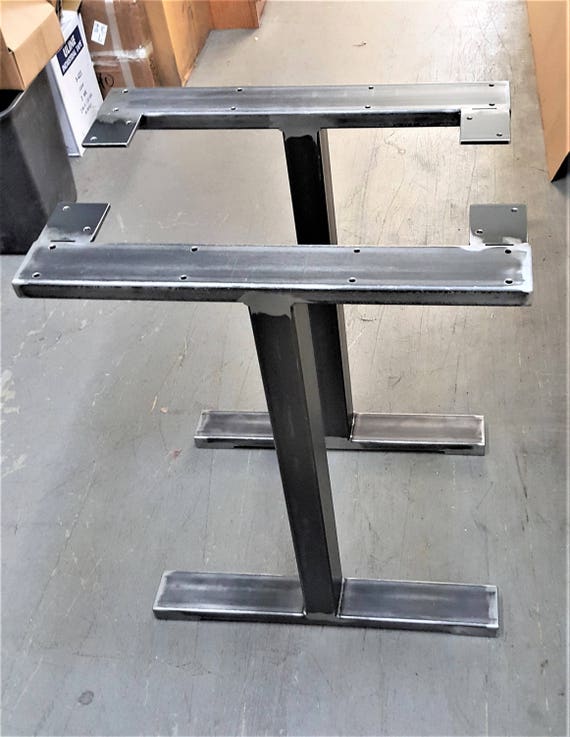 Industrial T Style Table Legs. Model TT06S Table Metal