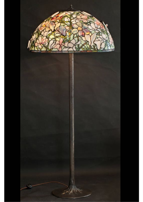 Tiffany Magnolia floor lamp