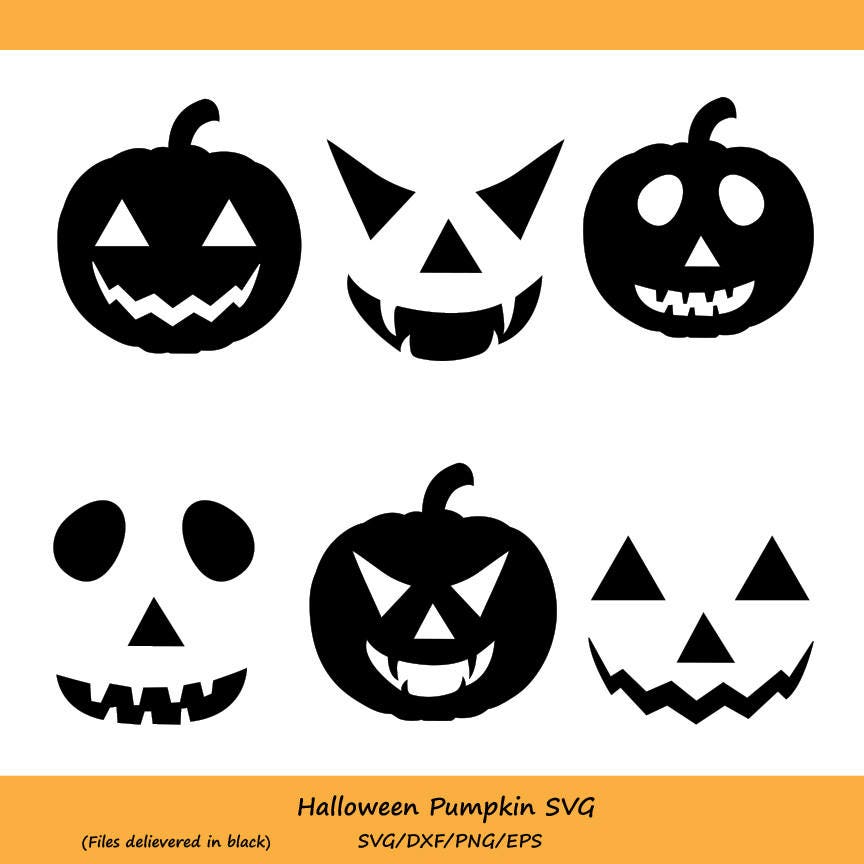 Halloween Pumpkin Svg Pumpkin Faces Svg Pumpkin Svg