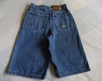 90s Johnny Blaze Women's Jeans 7/8 Blue Green Denim Jeans