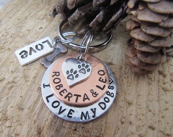 Soul Sisters key chain hand stamped key chain Soul Sisters