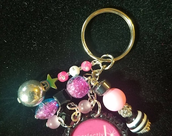 Perfectly Posh beaded keychain
