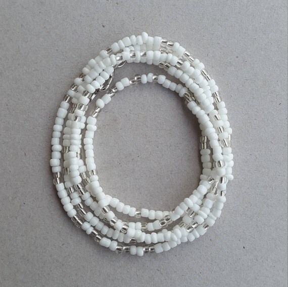 African Waist Bead White Waist Beads Waist Beads Belly