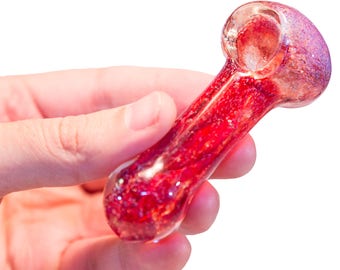 Glass pipe, Glass Smoking Pipe Handcrafted collectible gift, Glass Pipes