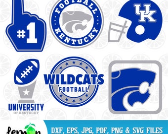 University Kentucky SVG, Wildcats Football Clipart, Kentucky University, University Sports, Instant Download, 57