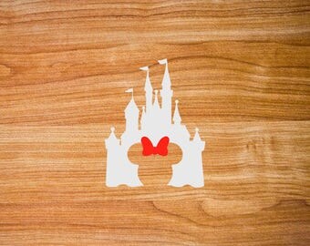 Free Shipping - Car Decal - Disney Castle Decal - Disney Car Decal - Laptop Sticker