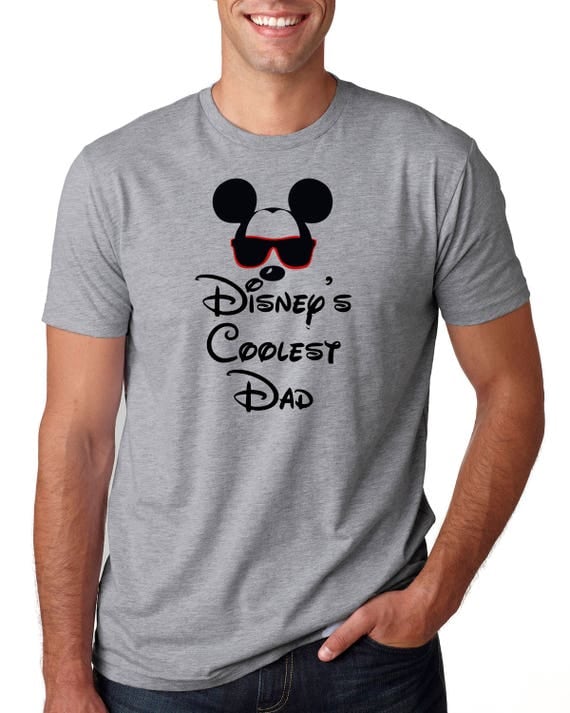 Disney's Coolest Dad Father's Day Gift Dad Shirt