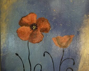 Two Red Poppies