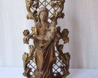 Madonna and Child Italian Made vintage 1860s