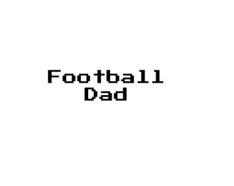 Football Dad/ SVG cut files/ Car decals SVG/ Football Dad SVG/ Svg for Cricut /Silhouette svg