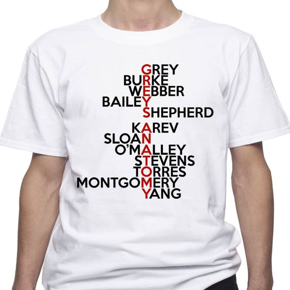 greys anatomy shirts etsy