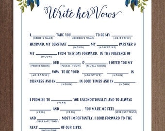 HELP THE BRIDE WRITE HER WEDDING VOWS GAME – Primloisundcea