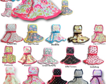 Girls apron, Kids apron, Personalized Girls Apron, Pretend Play Kitchen, girl's apron, child's apron, gift for girl