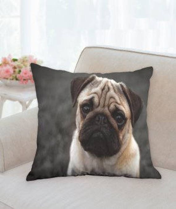 large pug pillow