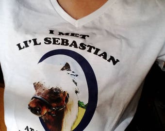 Parks and Recreation Li'l Sebastian T-Shirt/ V-Neck (Unisex Sizing)