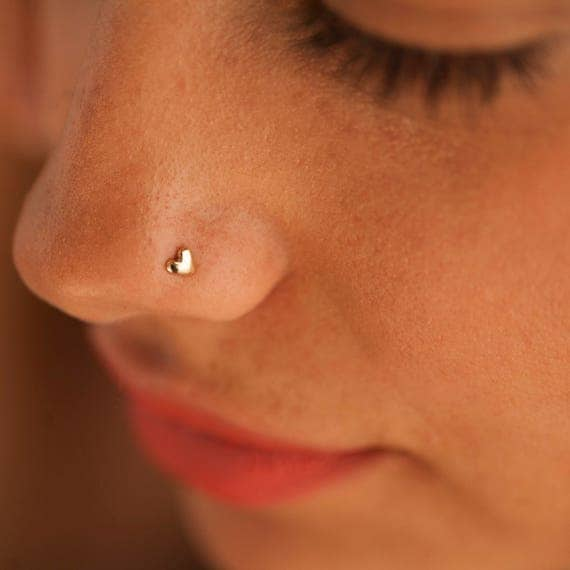 Tiny Nose Stud Small Nose Stud Nose Screw Nose Ring Heart   Il 570xN.1298198284 14oq 