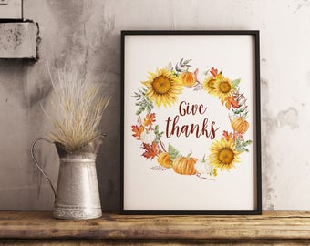 Fall Wall Art fall printable art | etsy Fall Wall Art fall printable art | etsy
