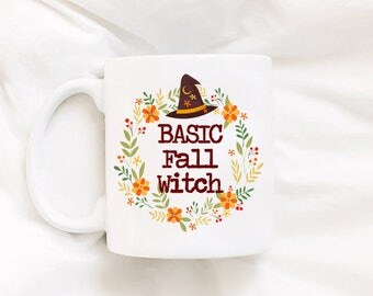 Fall Decorations Autumn Decor Mug Witch Mug Basic Fall Witch Mug Mug For Autumn
