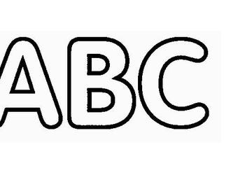 applique embroidery font letters machine embroidery font pes file bubble 10 sizes alphabet