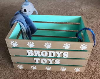 Dog toy box | Etsy