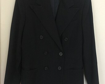 Vintage Ralph Lauren Double Breasted Wool Blazer