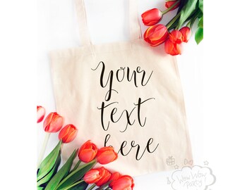 Custom Canvas Tote Bag, Cotton Tote Bag, Bachelorette Bags, Bride Squad Gifts, Your Text on the Bag, Bride Tribe Tote, Bride Tribe Bag