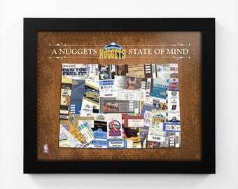 Denver Nuggets State of Mind Framed Print - Colorado