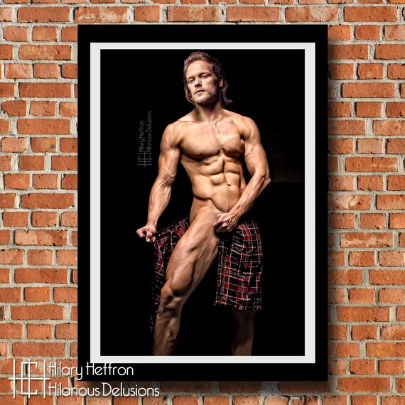 Jamie Fraser Under The Kilt Digital Painting