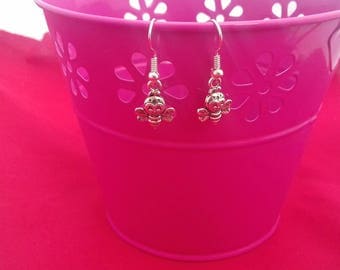 Bumble Bee Drop Earrings, Honey Bee Dangle Earrings, Summer Fashion Accessories, Insect Earring, Mini Beast Earrings, Jewellery For Her,