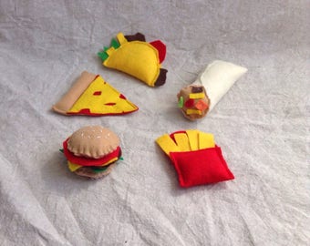 Fast Food Catnip Cat Toys
