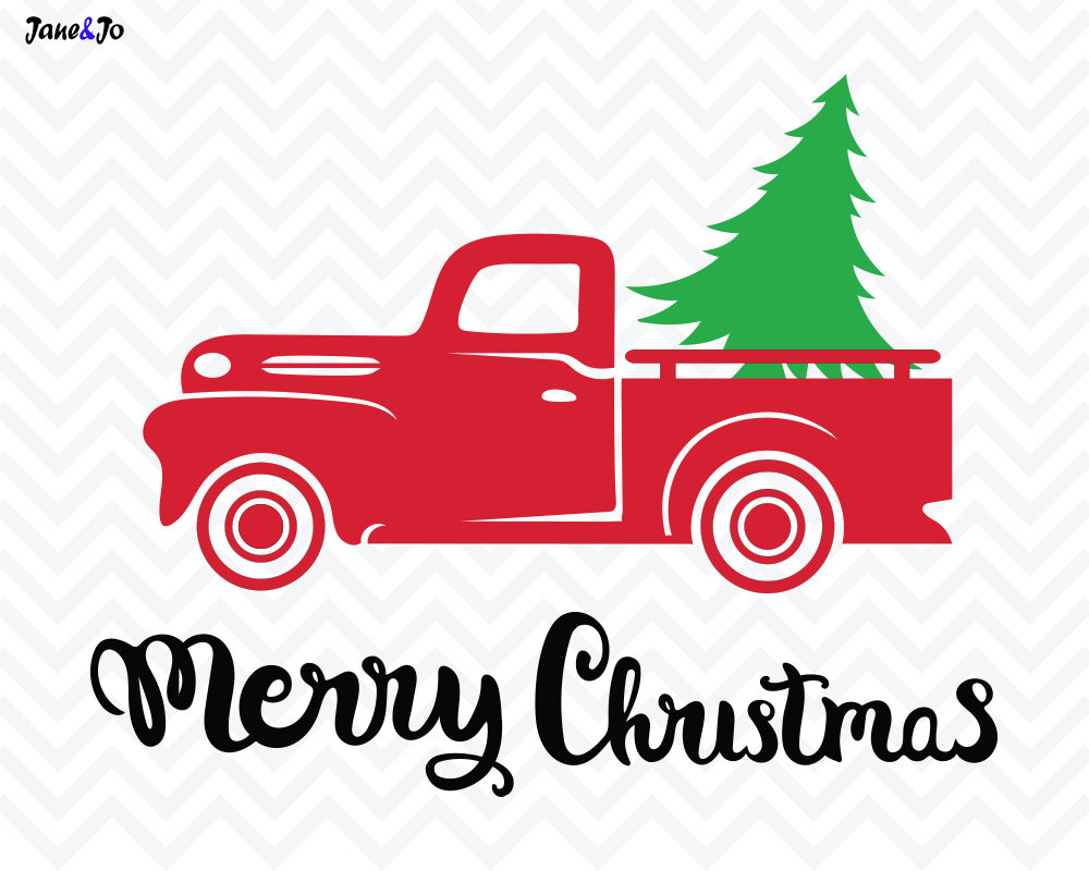 Free Free 343 Red Truck Christmas Svg Free SVG PNG EPS DXF File