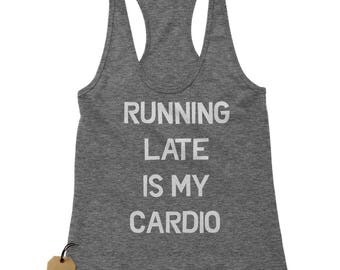 running late is my cardio sweatshirt