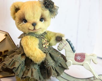 Artist teddy bear ARISHA by Elena Stanilevici OOAK