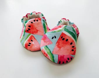 infant watermelon shoes
