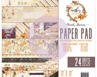 AUGUST PRE-ORDER Prima Marketing 12x12 Paper Pad - Amber Moon