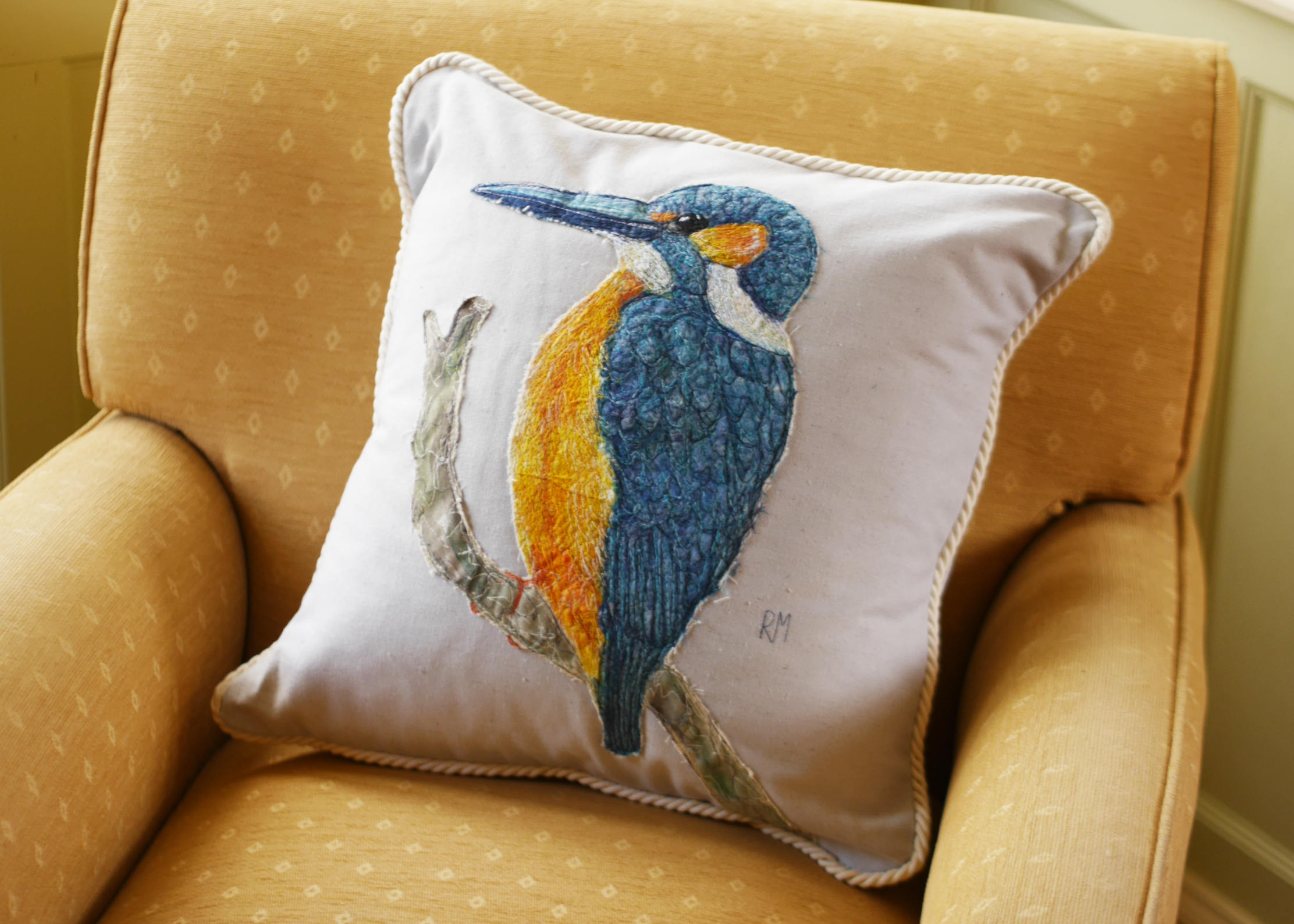 Kingfisher Cushion