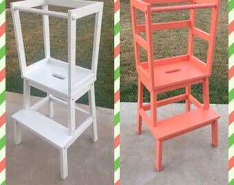 Montessori Kitchen Helper / Toddler Tower Step Stool