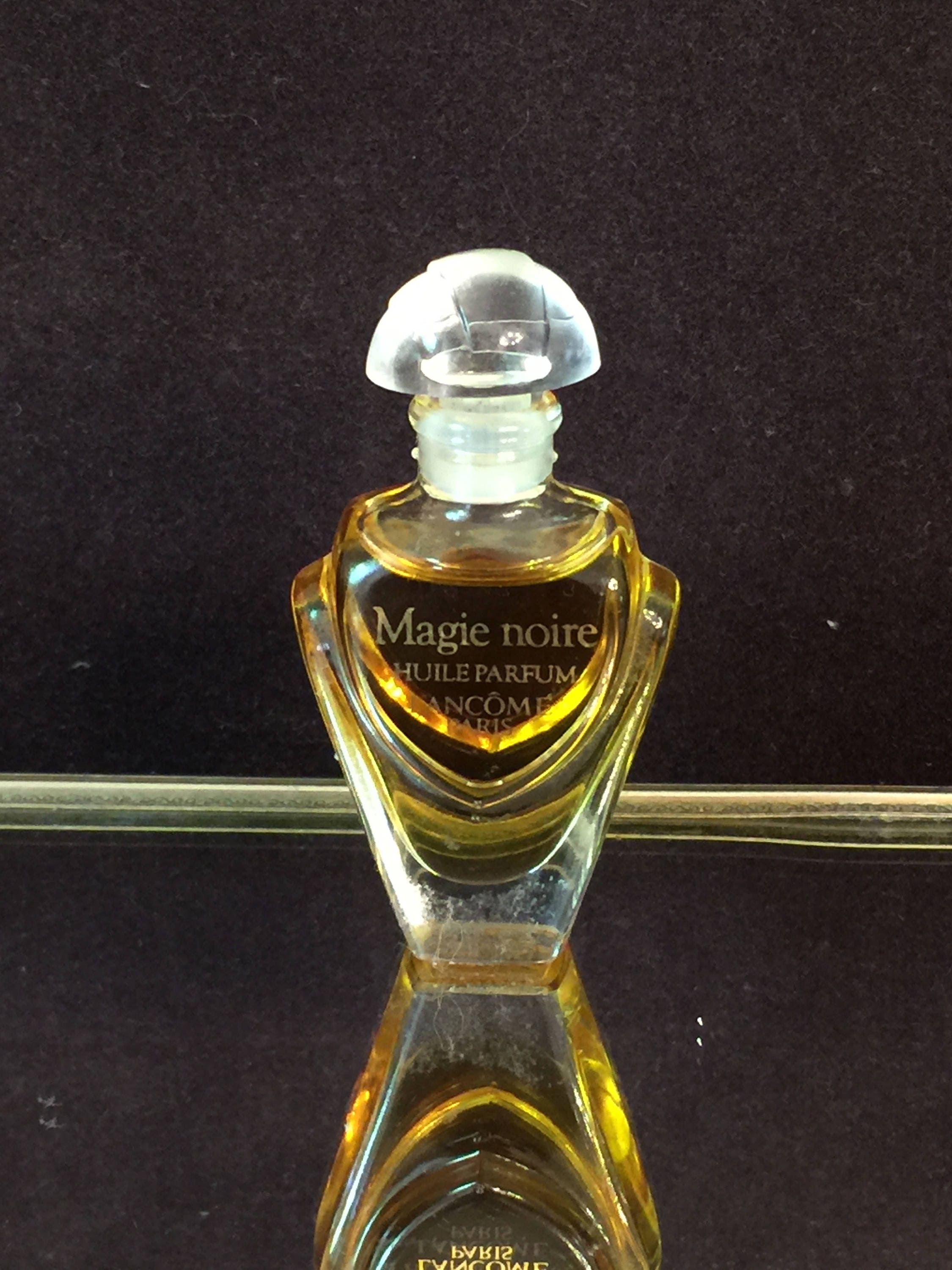 Magie Noire Perfume Oil Huile Parfum Vintage 1980s Rare 1/4