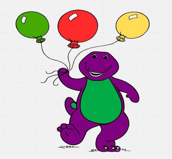 Barney & Friends Svg File Disney Svg File Svg Cutting File