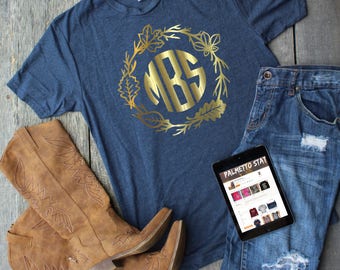 womens monogram shirts